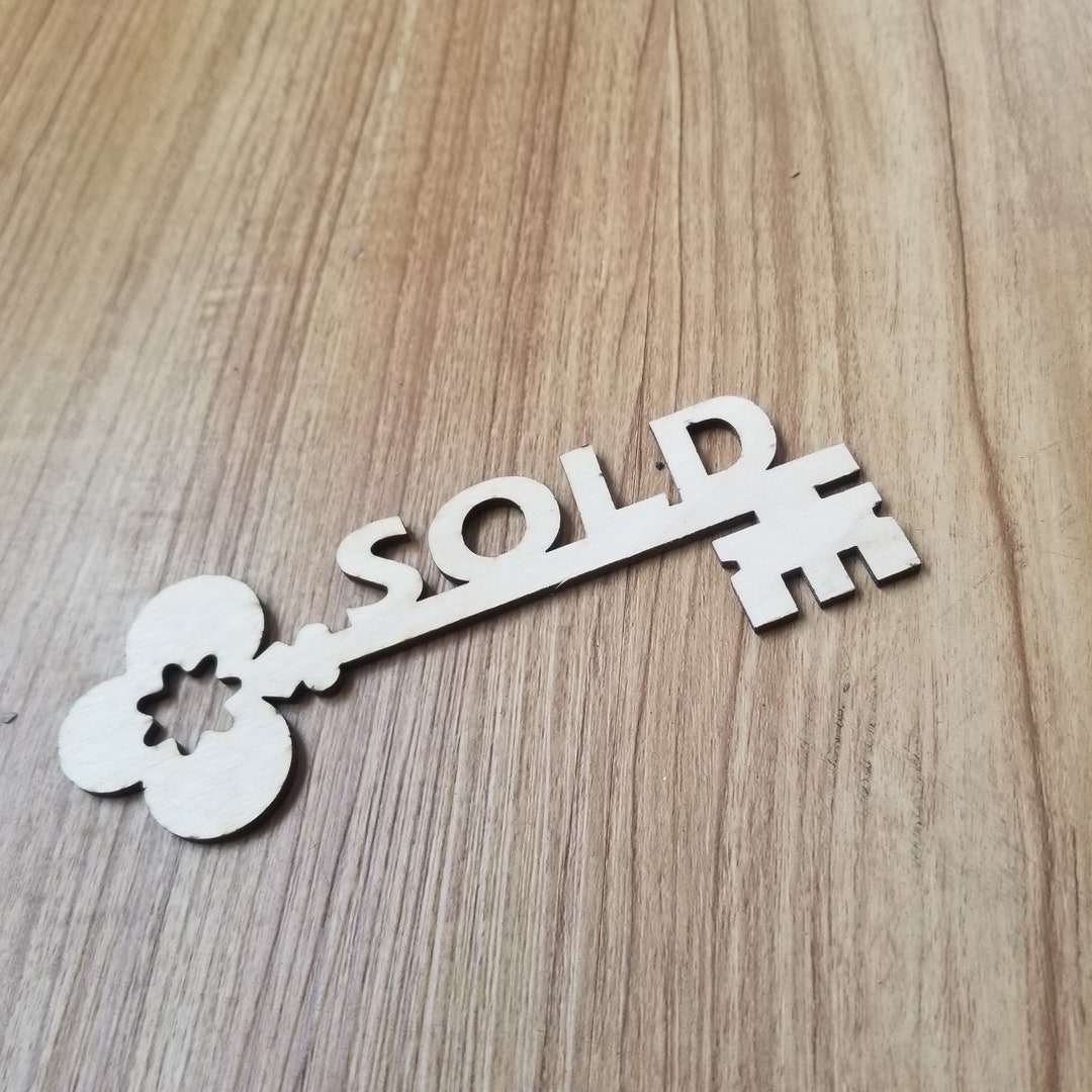 Rectagle Realtor Key Sold by Realtor Key File, SVG - INSTANT Digital Download for Laser ...