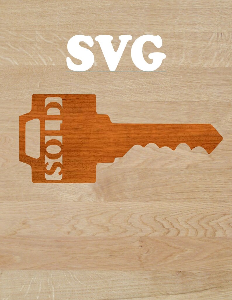 Sold by Realtor Key File, SVG - INSTANT Digital Download for Laser ...