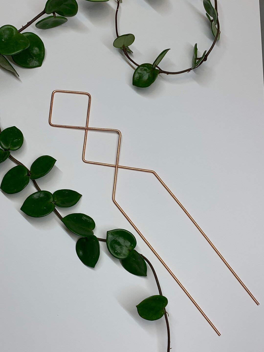 Copper Trellis Double Diamond Etsy