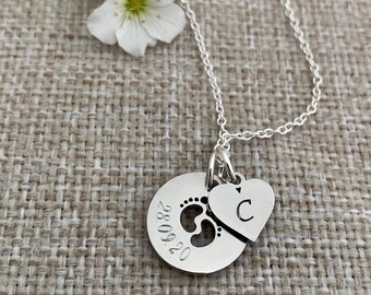 personalised new mum necklace