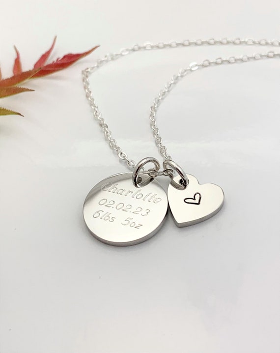 Personalised jewellery 2024 for new mum