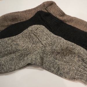 Men's Hand knit wool socks,