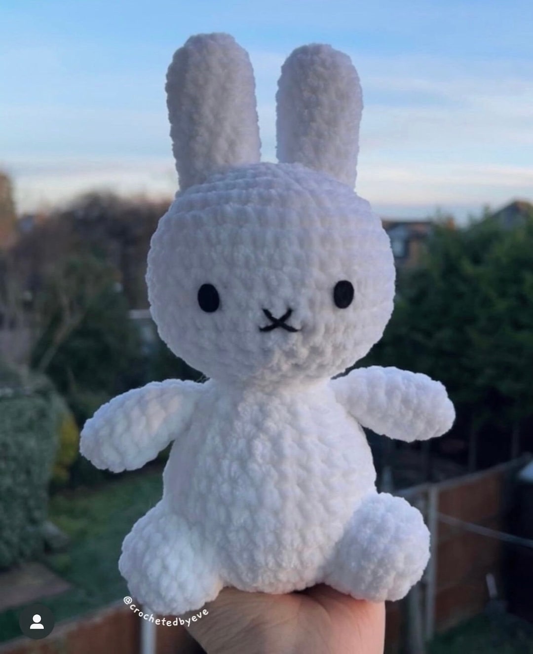 Bunny Rabbit Miffy Inspired Amigurumi Crochet Pattern PDF PATTERN ONLY