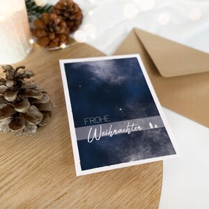 Weihnachtskarte  - Frohe Weihnachten | Grußkarte Weihnachten | Klappkarte | Weihnachtspost