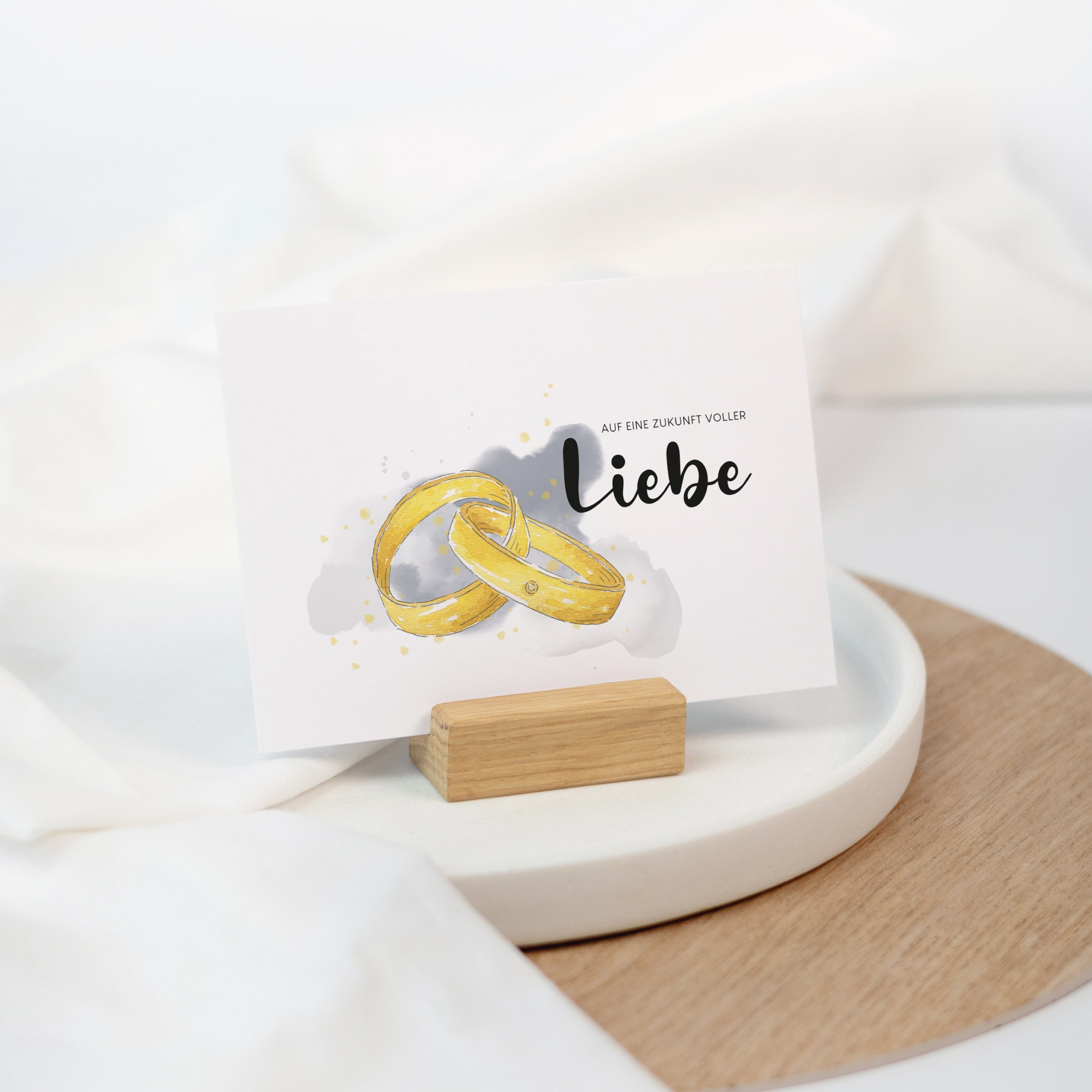 Hochzeitskarte Mit Frechem Spruch: It Just Got Real – Perfekt Für Verlobung & Ehering-Überraschung