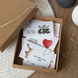 Romantische Liebesbriefe - Geschenk Valentinstag | Hochzeitstag | Gründe warum ich dich liebe | Liebesbotschaft