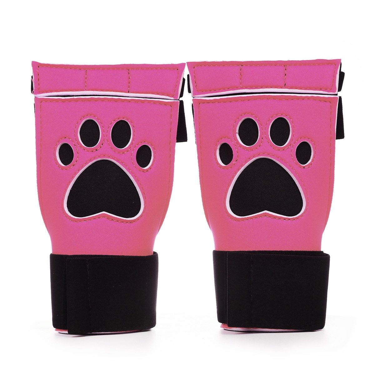 Pup Play Mitts Open Handed Mitts Pup Play Gloves Pink With Etsy