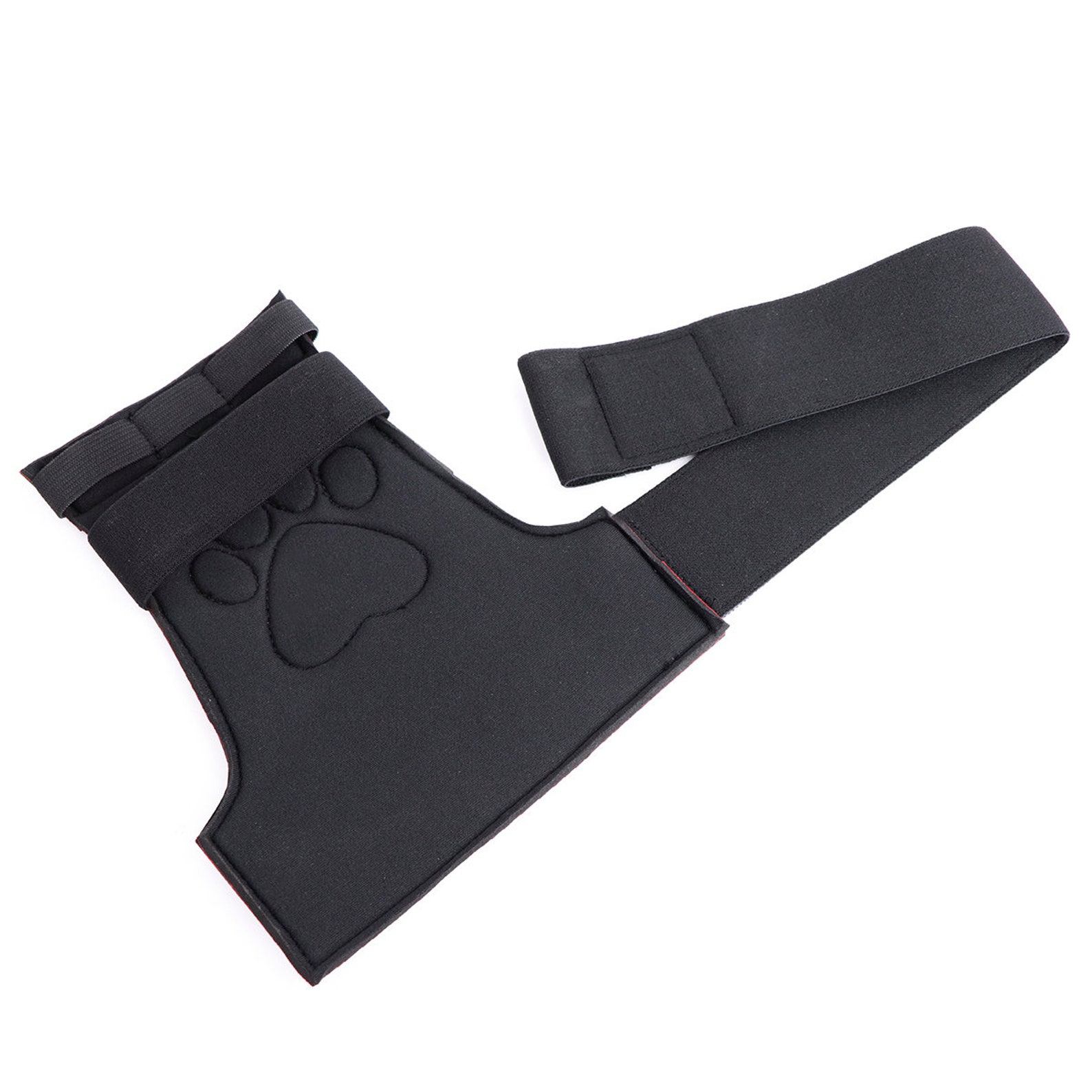 Pup Play Mitts Open Handed Mitts Pup Play Gloves Grey Paw Etsy