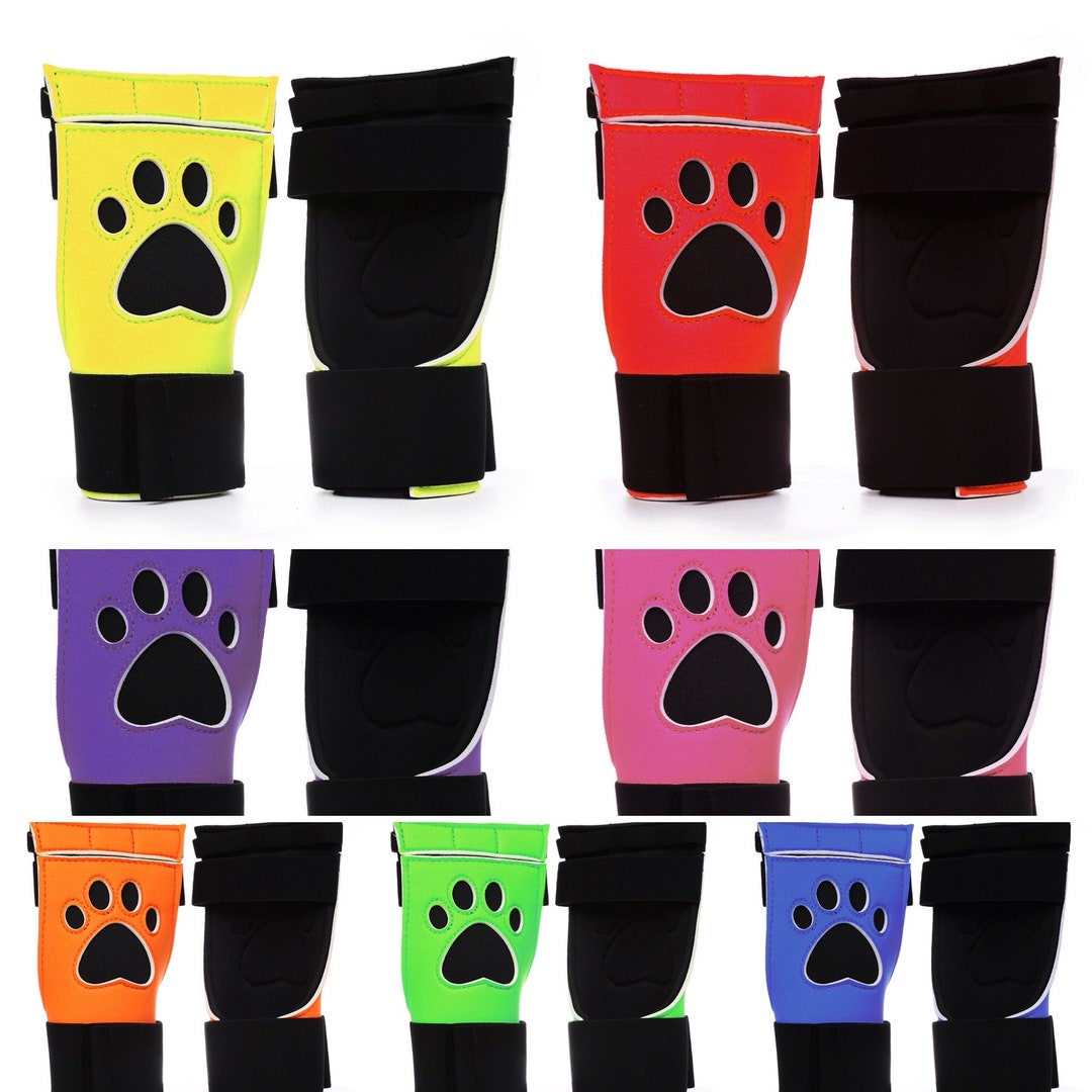 Pup Play Mitts Open Handed Mitts Pup Play Gloves 6 Colours Etsy