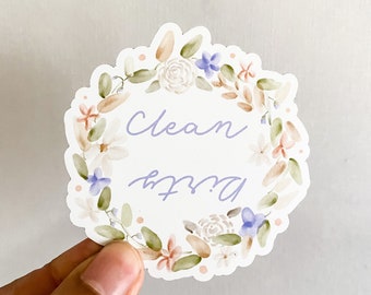 Dishwasher Magnet, Clean/Dirty Magnet, Magnet For Dishwasher, Floral Magnet, Dirty And Clean Dishes, Gift For Mom, Mother’s Day gift