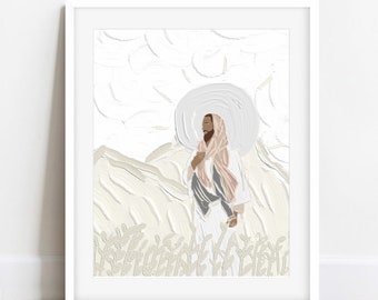 Jesus Painting, Christ Art, Christian Wall Art, Religious Art, Religious Painting, Easter Art, Easter Gift, Christ Painting, Religious