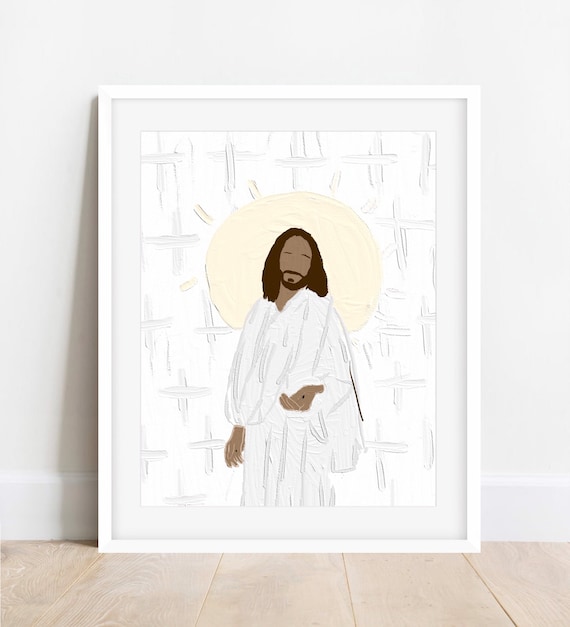 Jesus Print, Christian Print, Christian Artist, Christ Painting, Jesus Art, Print For Home, Picture Of Christ, Home Decor, Religious Art