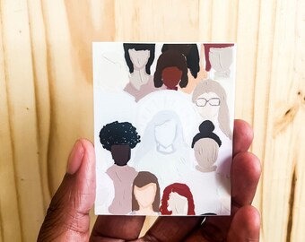 Heavenly Mother Sticker, Diversity Sticker, Religious Sticker, Christian Sticker, LDS Sticker, Mother In Heaven Sticker, Diverse Children