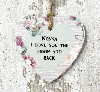 Cornice In Legno Naturale Incisa "I Love My Great Aunt To The Moon And Back" – Regalo Per Zia, Formato 5x7