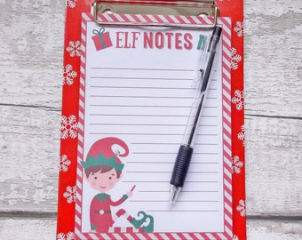 Elf Notes Note Pad Holder and Pen