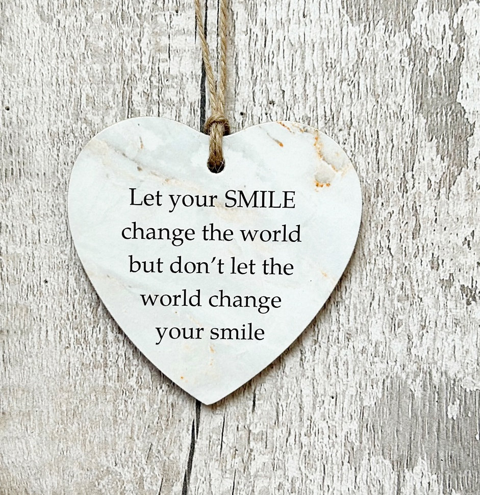 Targa Commemorativa In Legno A Cuore - Con Scritta Those We Love Don't