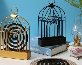 Round Mosquito Mozzie Coil Holder Metal Art Handmade Various Colours