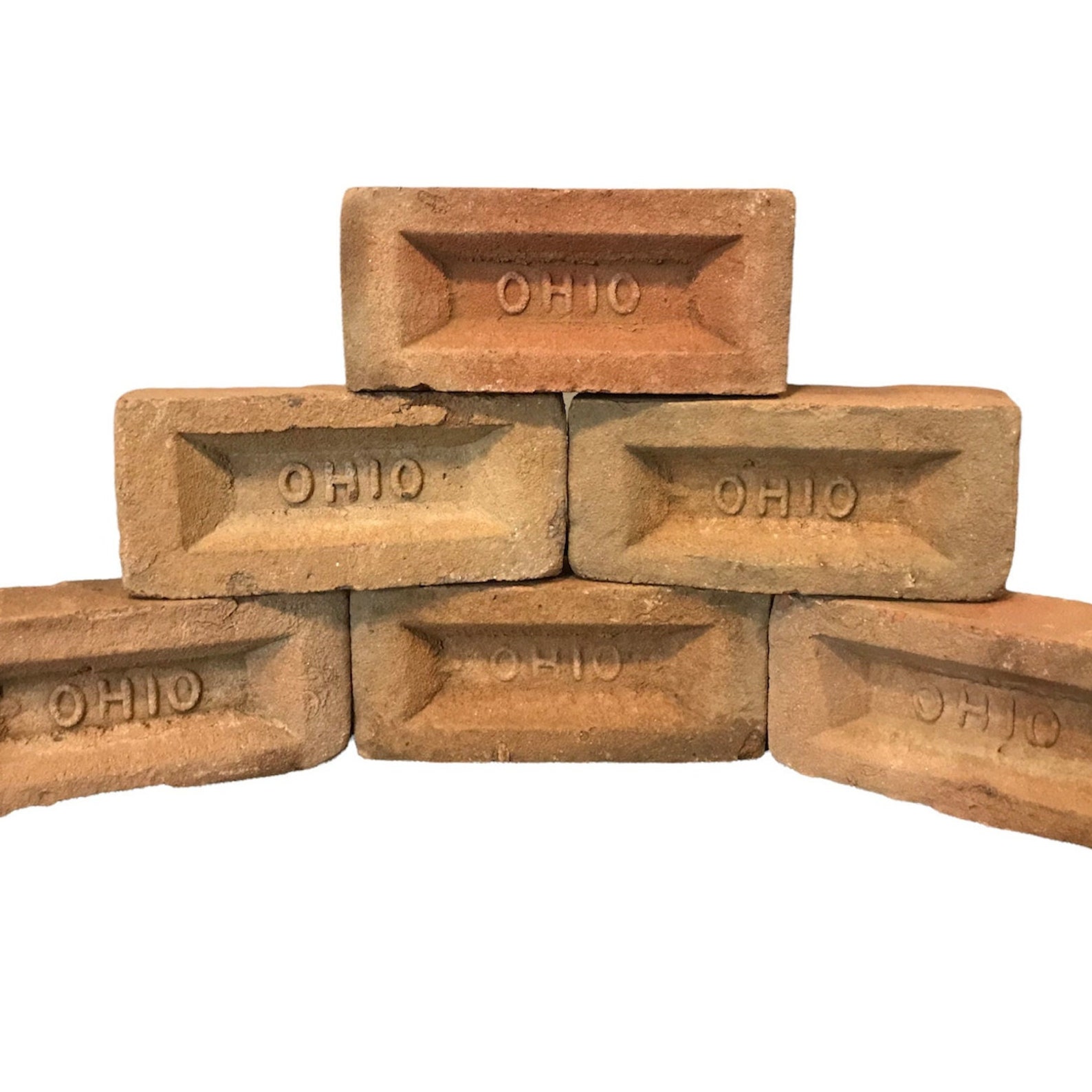 Ohio Bricks Stamped Antique Historical Reclaimed Salvaged Vintage Saved