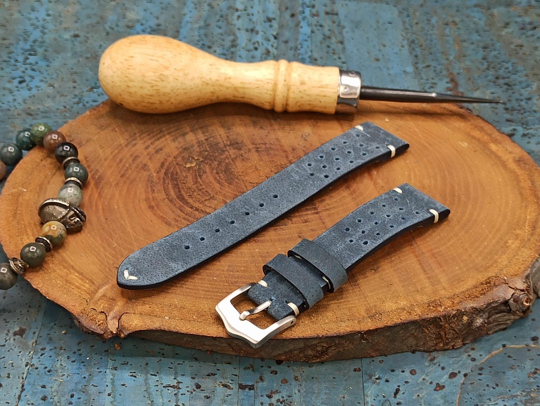 Rolex Rally Strap Custom Rally Leather Watch Strap - Handmade for Rolex, Omega, Panerai ...