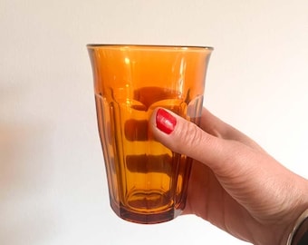 Duralex Picardie Amber Tumbler 36cl x6, Made in France