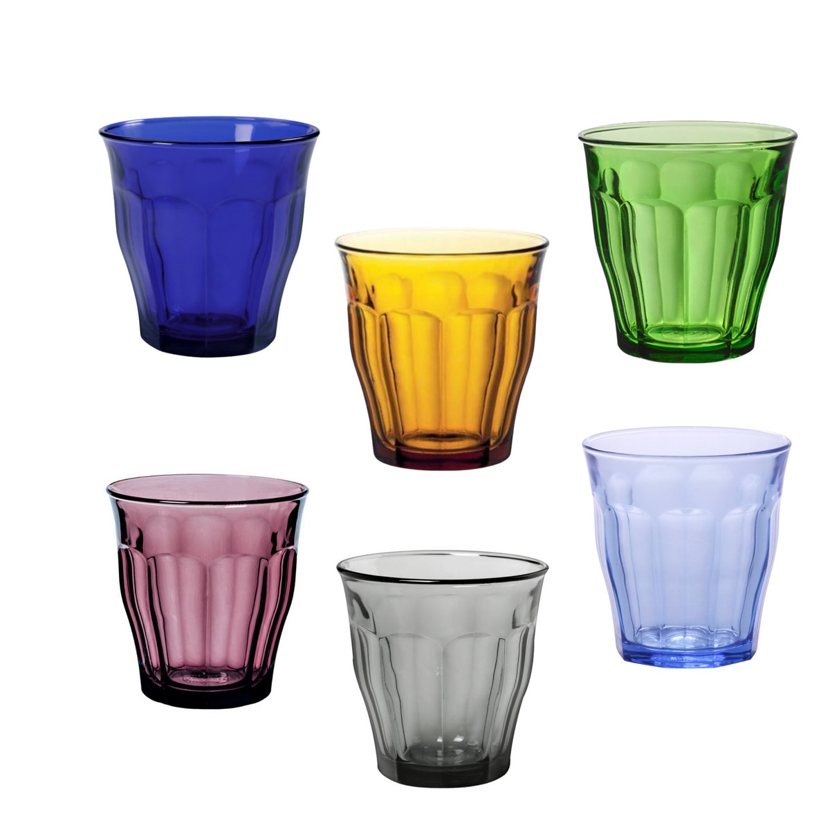 Duralex Picardie Color Tumbler Assorted Colors X6, - Etsy