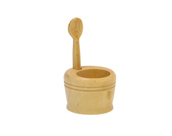 Salt Cellar in Boxwood, made in France