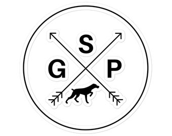 Sticker Duitse kortharige wijzer, sticker SAP-hond
