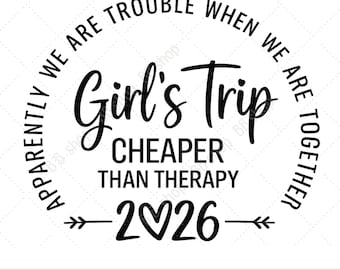 Mädchen Reise billiger als Therapie 2026, lustige Mädchen Reise svg, Mädchen Strandreise svg, Mädchen Reise 2026 Png, svg, Jpg Digitaldownload