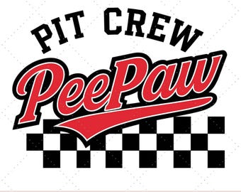 Pit Crew Peepaw Racing Family,Pit Crew GiGi  Png 300 DPI Digital Download