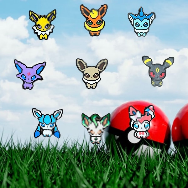 Eevee Evolutions Perler Beads Etsy