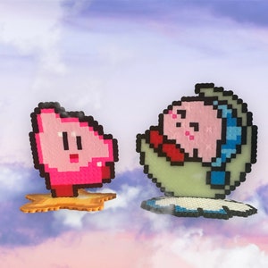 Cuenta de Kirby Perler de pie 3D