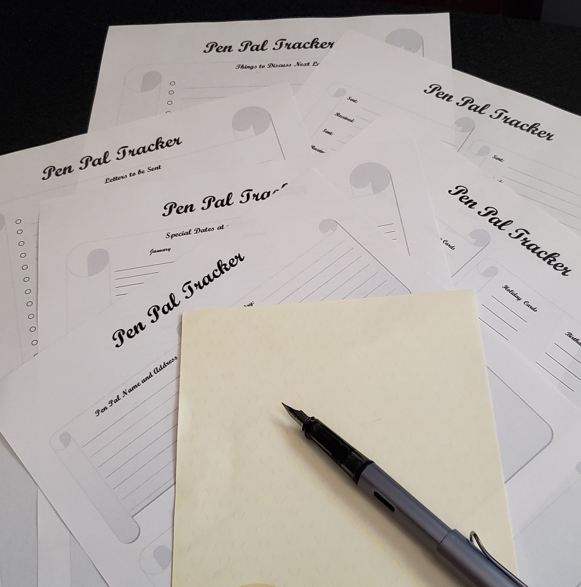 Pen Pal Tracker System to Keep Track of Your and Outgoing