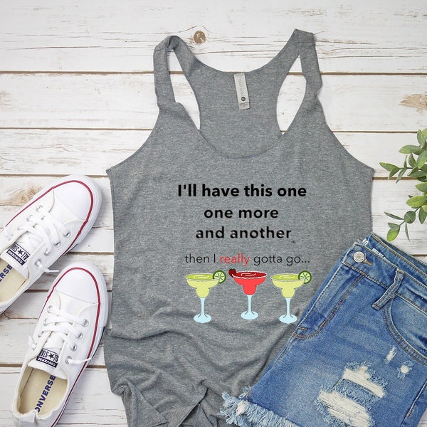 Fun Margarita Tank  Top - Cinco de Mayo - Sports Team Uniform - Softball - Bowling - Soccer - Custom Lake House Tank - Great Gift Tank Top