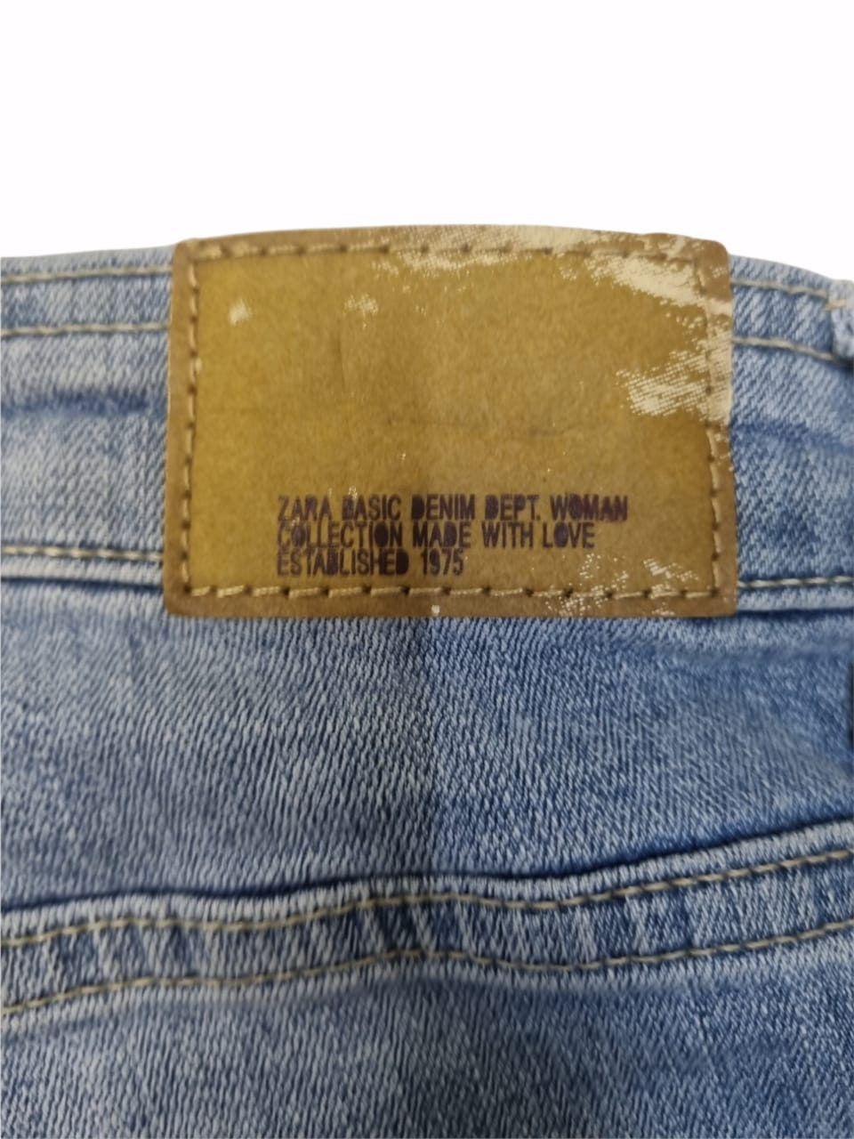 Zara basic denim dept hotsell