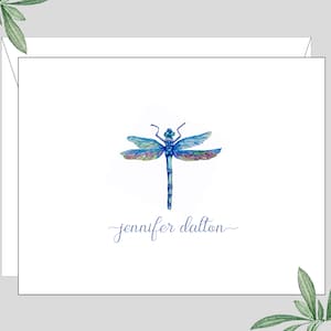 Personalized Note Cards, Personalized Stationery,  women&#39;s note cards, women&#39;s stationery, Blank Notecards, Folded Notecards,  Set of 10