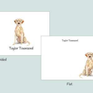 Labrador Retriever, Notecards, Dog Stationery, Dog Breed cards, Note Card Gift, Pet Stationery, 10 Animal Lover Cards