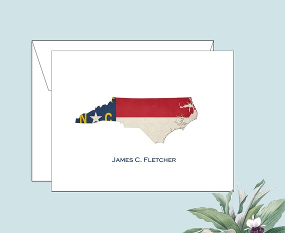 North Carolina Flag Note Card North Carolina Flag Note Card