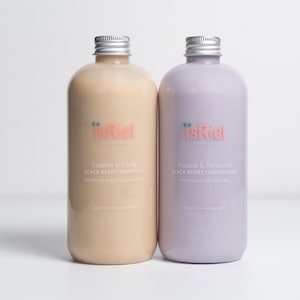 Black Berry Shampoo and Conditioner, Vegan Shampoo for Oily Hair, Curly Hair shampoo, Natural Conditioner, Deep Conditioner for Natural Hair