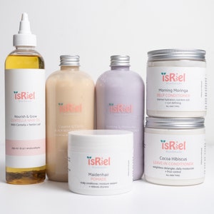 Maximum Hydration Hair Bundle, Entire  Herb Infused Collection, Plant Based Haircare, Vegan Hair Products, Deep Moisture Treatment