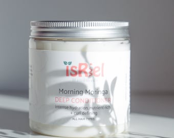 Moringa Deep Conditioner, Conditioner for Frizzy, Dry hair, Deep Conditioning Treatment, Protein Deep Conditioner, Hydrating Hair Mask