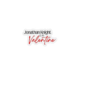 Jonathan Knight Is My Valentine sticker