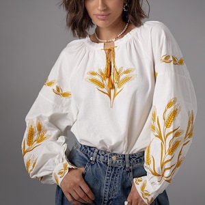 Women Ukraine gift, Ukraine seller, Embroidered Ukraine blouse, Women Vyshyvanka, Ukraine clothing