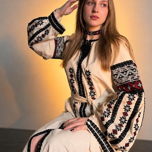 Ukrainian Embroidery Dress - Etsy