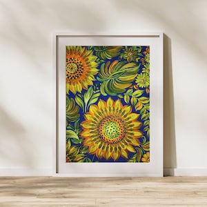 Ukraine art work, Ukrainian folk art print, Download Ukrainian print, Ukraine wall art, Ukraine seller artist