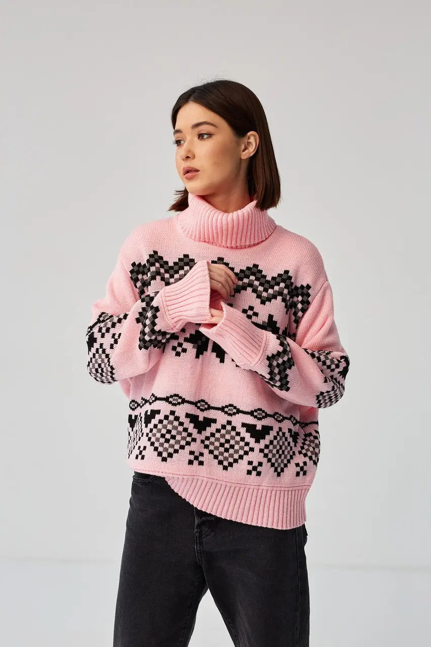 Pink baggy jumper sale