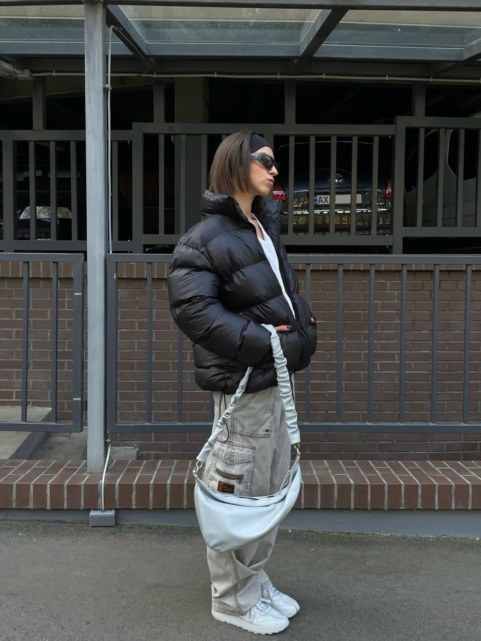 Black Winter Puffer Jackets for Women Y2k, Quilted Puffer Black Winter Puffer Jackets for Women Y2k, Quilted Puffer
