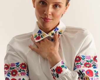 Ukrainian Vyshyvanka blouse, Ukrainian Vyshyvanka, Woman Vyshyvanka, Ukrainian blouse, Vyshyvanka, Ukraine clothing