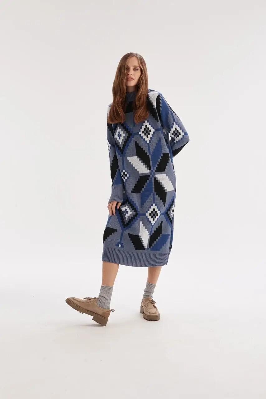 Ankle Length Sweater Dress - Etsy