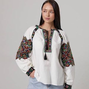 Ukraine women gift, Embroidered Ukraine Vishivanka blouse, Ukraine shop, Made in Ukraine clothing