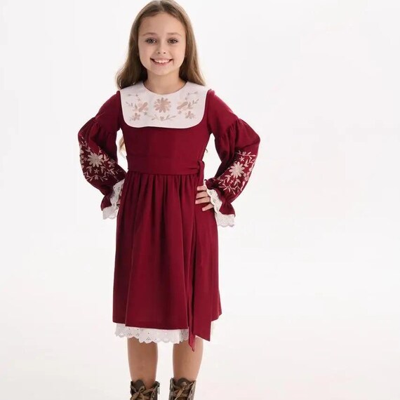 chinese dress ladies Penny Dress in Red Lace main image 1